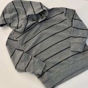 Old Navy Gray Striped Hoodie